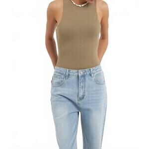 NEW GREY LAB solid body suit in olive